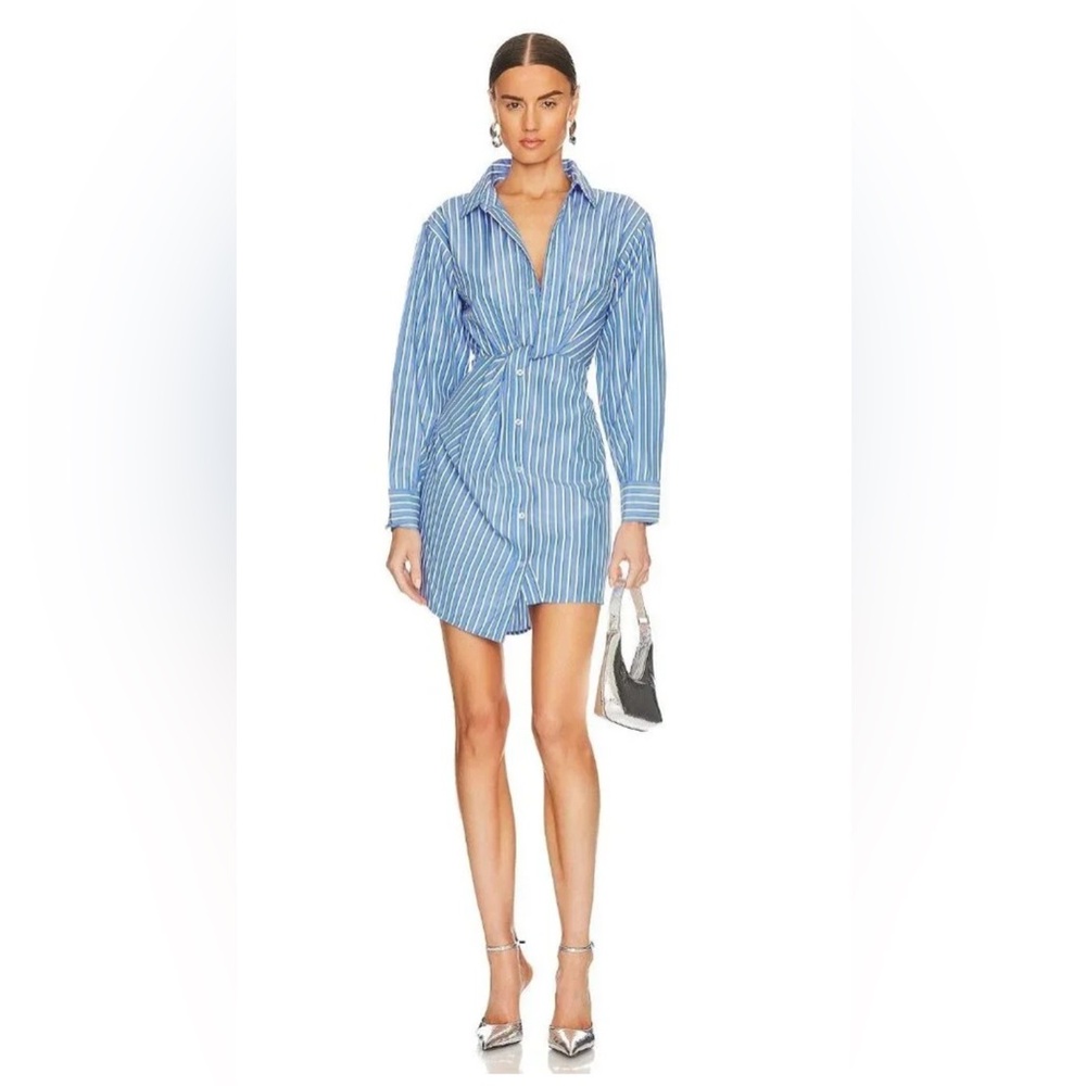 Revolve Steve Madden Nadia Dress in Striped Blue Size XS